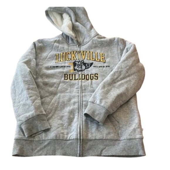 Lucky Brand zip up fleece hoodie - Picture 1 of 4